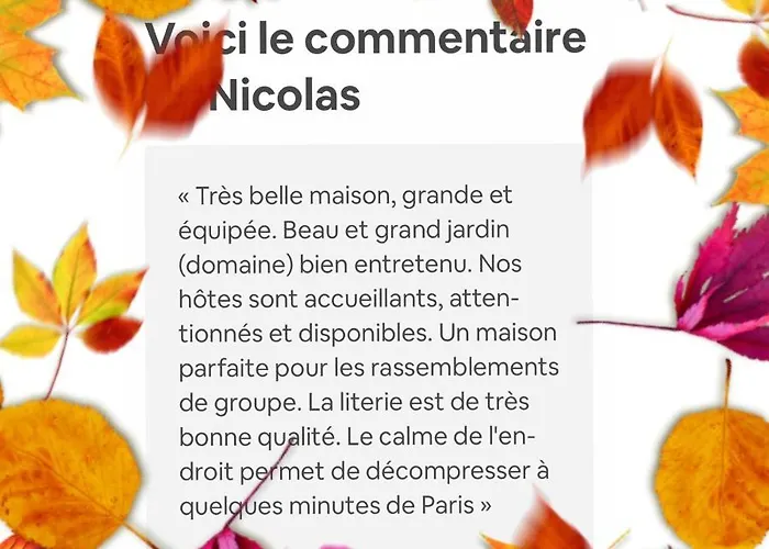 Quarto em Acomodações Particulares Domaine De La Charmille Ermenonville